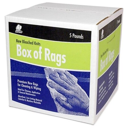 Buffalo Industries Buffalo Industries 12022 5 Lb Box Of Rags 12022